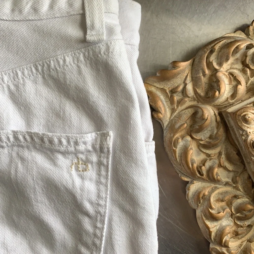rag & bone white denim